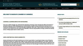 What Randolphchamberofcommerce.org website looked like in 2019 (4 years ago)