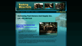 What Rockingwaterfalls.com website looked like in 2019 (4 years ago)