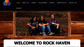 What Rockhavenbiblecamp.org website looked like in 2019 (4 years ago)