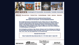What Riemann-handelsagentur.de website looked like in 2019 (4 years ago)
