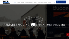 What Roysmoving1.com website looked like in 2019 (4 years ago)
