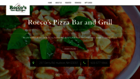 What Roccospizzanh.com website looked like in 2019 (4 years ago)