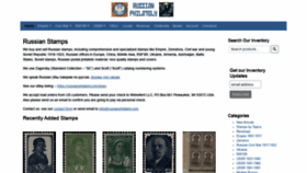 What Russianphilately.com website looked like in 2019 (4 years ago)