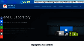 What Reneelab.es website looked like in 2019 (4 years ago)