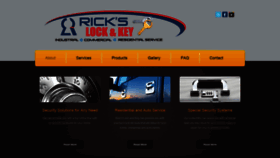 What Rickslockandkeyllc.com website looked like in 2019 (4 years ago)
