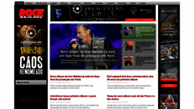 What Rockbrigade.com.br website looked like in 2019 (4 years ago)