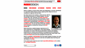 What Reeddesign.co.uk website looked like in 2019 (4 years ago)