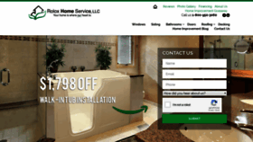 What Roloxhomeservice.com website looked like in 2019 (4 years ago)