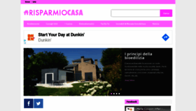 What Risparmioincasa.it website looked like in 2019 (4 years ago)