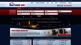 What Realestate3000.com website looked like in 2019 (4 years ago)