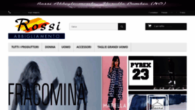 What Rossiabbigliamentoshoponline.com website looked like in 2019 (4 years ago)