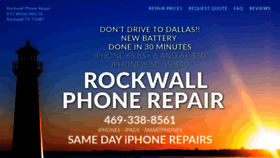 What Rockwallphonerepair.com website looked like in 2019 (4 years ago)