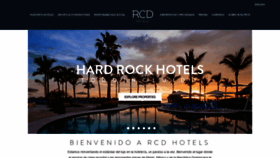 What Rcdhotels.com website looked like in 2019 (4 years ago)