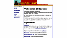 What Rejseklar.dk website looked like in 2019 (4 years ago)