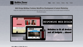 What Robbiedover.ie website looked like in 2019 (4 years ago)