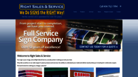 What Rightsalessigns.com website looked like in 2019 (4 years ago)