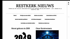 What Restkerk.net website looked like in 2019 (4 years ago)