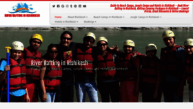 What River-rafting-rishikesh.in website looked like in 2019 (4 years ago)