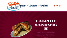 What Ralphsices.com website looked like in 2019 (4 years ago)