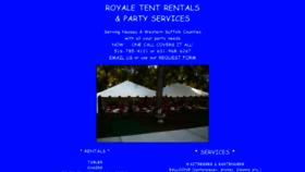 What Royaletentrentals.com website looked like in 2019 (4 years ago)