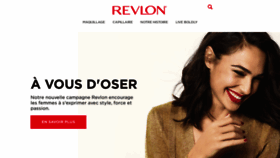 What Revlon.fr website looked like in 2019 (4 years ago)