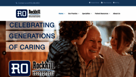 What Rockhillortho.com website looked like in 2019 (4 years ago)
