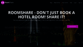 What Roomshare.co website looked like in 2019 (4 years ago)