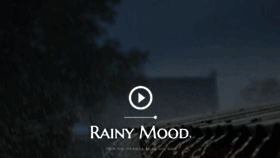 What Rainymood.com website looked like in 2019 (4 years ago)
