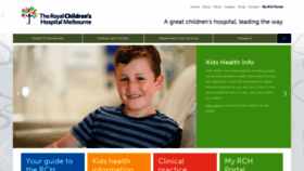 What Rch.org.au website looked like in 2019 (4 years ago)