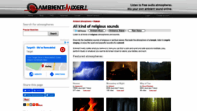 What Religion.ambient-mixer.com website looked like in 2019 (4 years ago)
