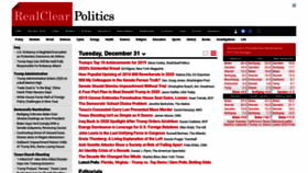 What Realclearpolitics.com website looked like in 2019 (4 years ago)