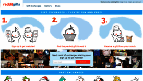 What Redditgifts.com website looked like in 2019 (4 years ago)