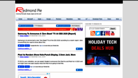 What Redmondpie.com website looked like in 2019 (5 years ago)
