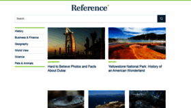 What Reference.com website looked like in 2019 (5 years ago)