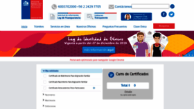 What Registrocivil.cl website looked like in 2019 (4 years ago)