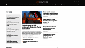 What Reuters.com website looked like in 2019 (4 years ago)
