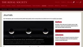 What Royalsocietypublishing.org website looked like in 2020 (5 years ago)