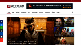 What Rockarama.com.br website looked like in 2020 (4 years ago)