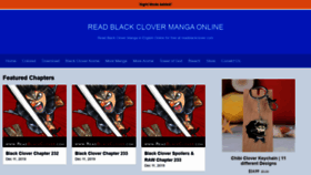 What Readblackclover.com website looked like in 2020 (4 years ago)