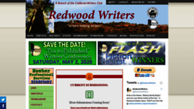 What Redwoodwriters.org website looked like in 2020 (4 years ago)