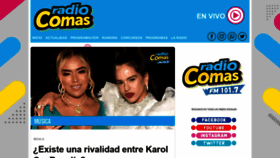 What Radiocomas.com website looked like in 2020 (4 years ago)