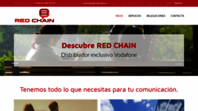 What Redchain.es website looked like in 2020 (4 years ago)