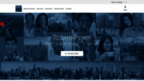 What Robinspsych.com website looked like in 2020 (4 years ago)