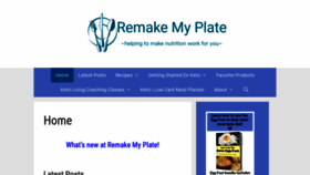 What Remakemyplate.com website looked like in 2020 (4 years ago)