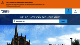 What Rotherham.gov.uk website looked like in 2020 (4 years ago)