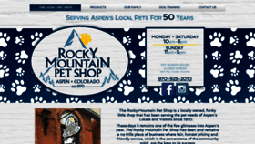 What Rockymountainpetshop.com website looked like in 2020 (4 years ago)