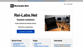 What Rei-labs.net website looked like in 2020 (4 years ago)