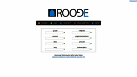 What Roogle.de website looked like in 2020 (4 years ago)
