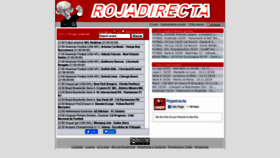 What Rojadirecta.cat website looked like in 2020 (4 years ago)