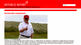 What Republicreport.org website looked like in 2020 (4 years ago)